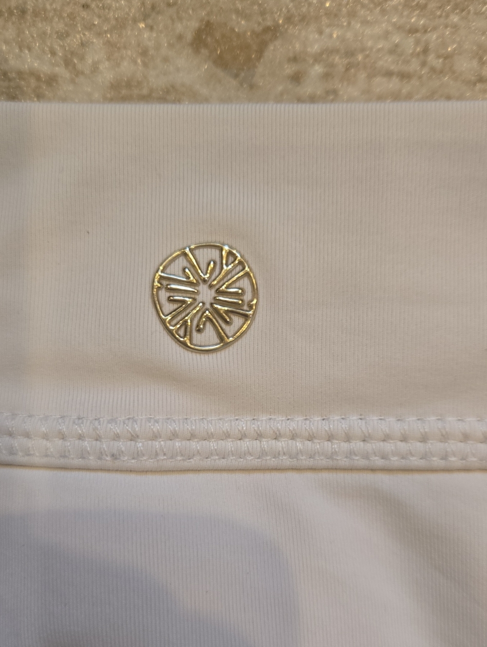 Lilly Pulitzer Luxletic White Tiered Scalloped Skort - Picture 7 of 9